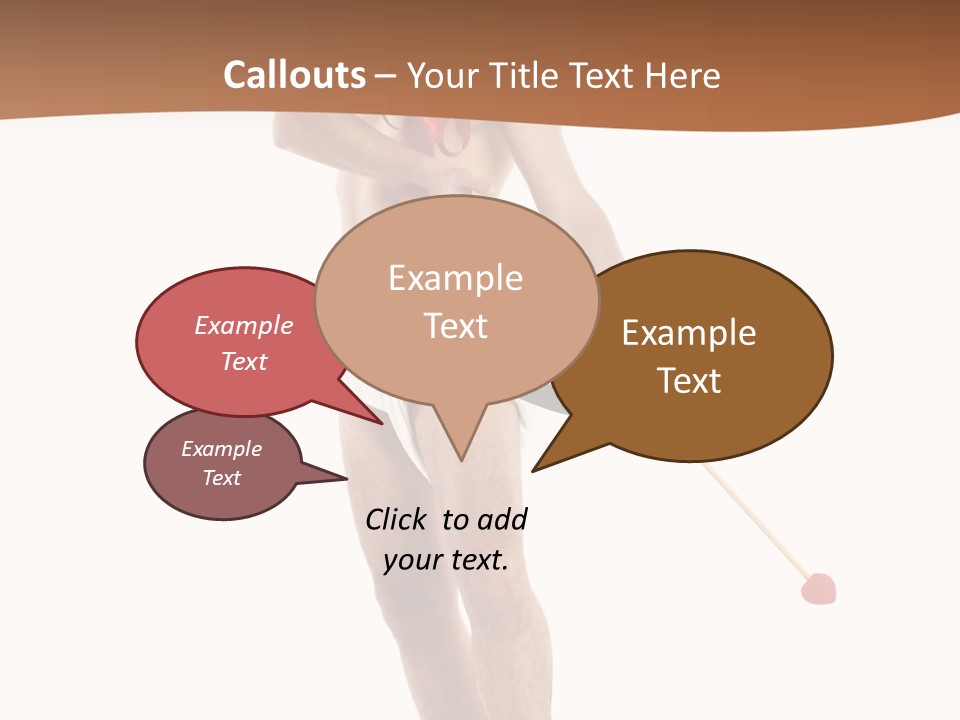 Heart Arrow Sign PowerPoint Template