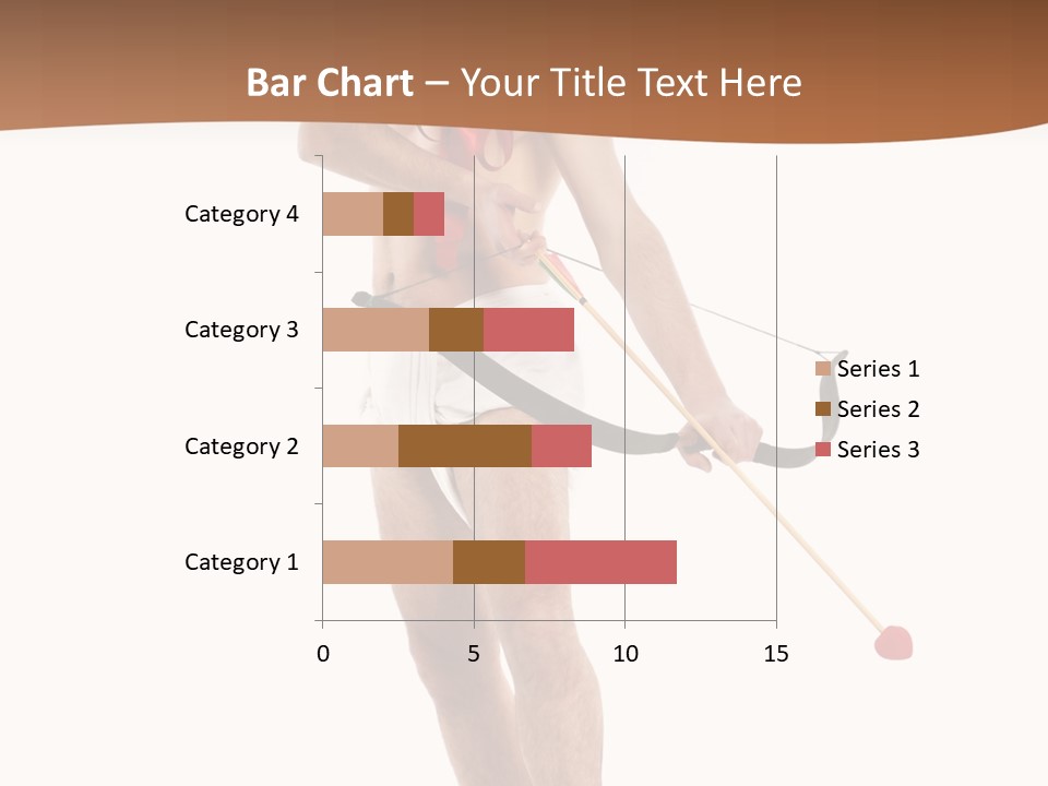 Heart Arrow Sign PowerPoint Template