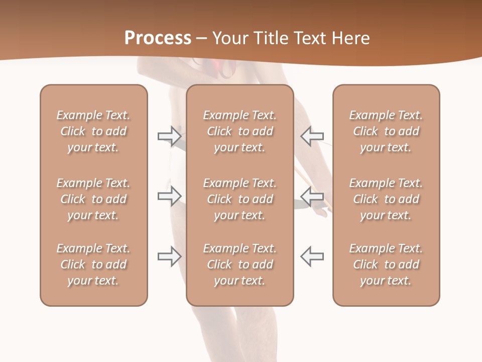 Heart Arrow Sign PowerPoint Template