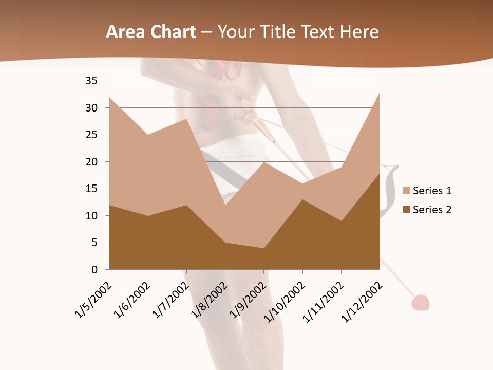 Heart Arrow Sign PowerPoint Template