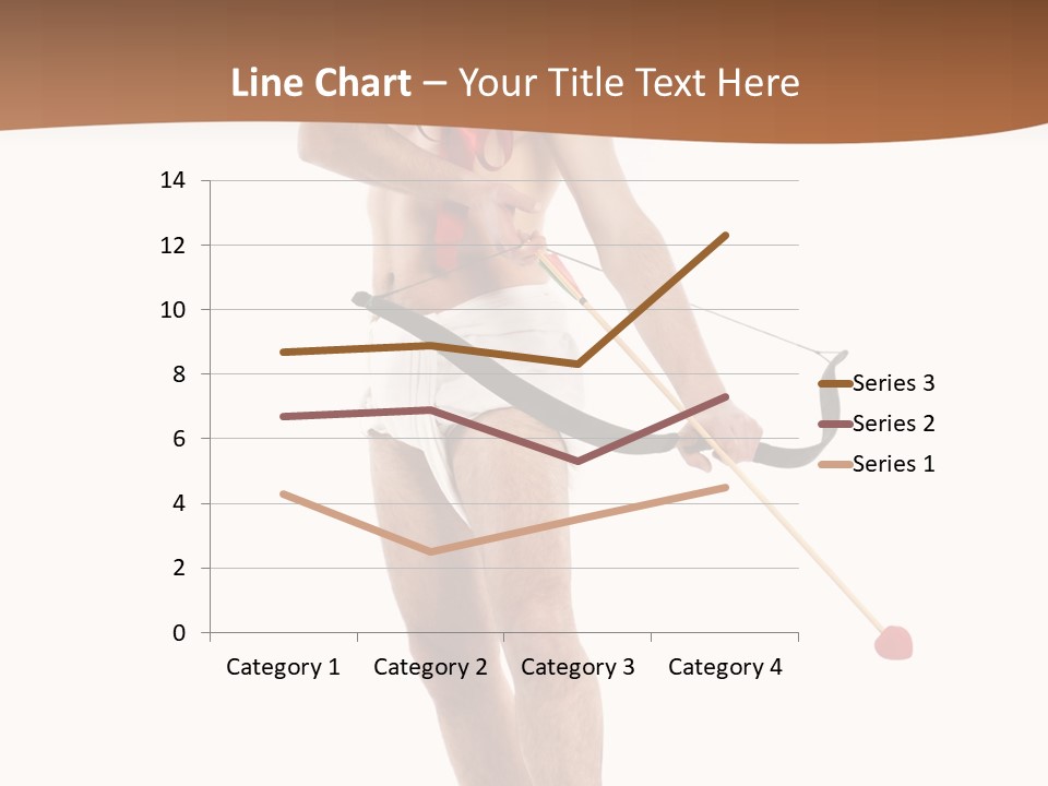 Heart Arrow Sign PowerPoint Template
