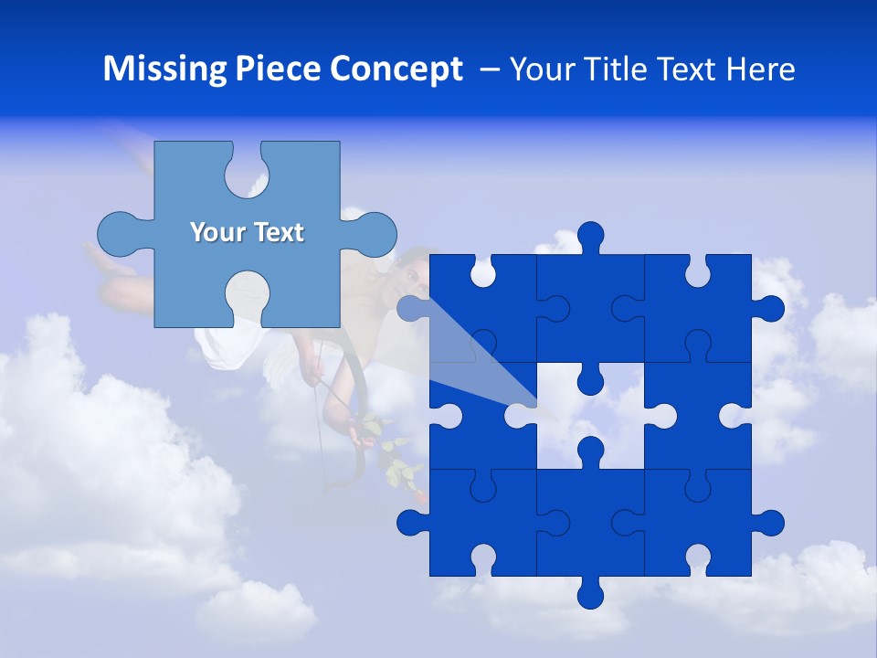 Romantic Religion Heart PowerPoint Template