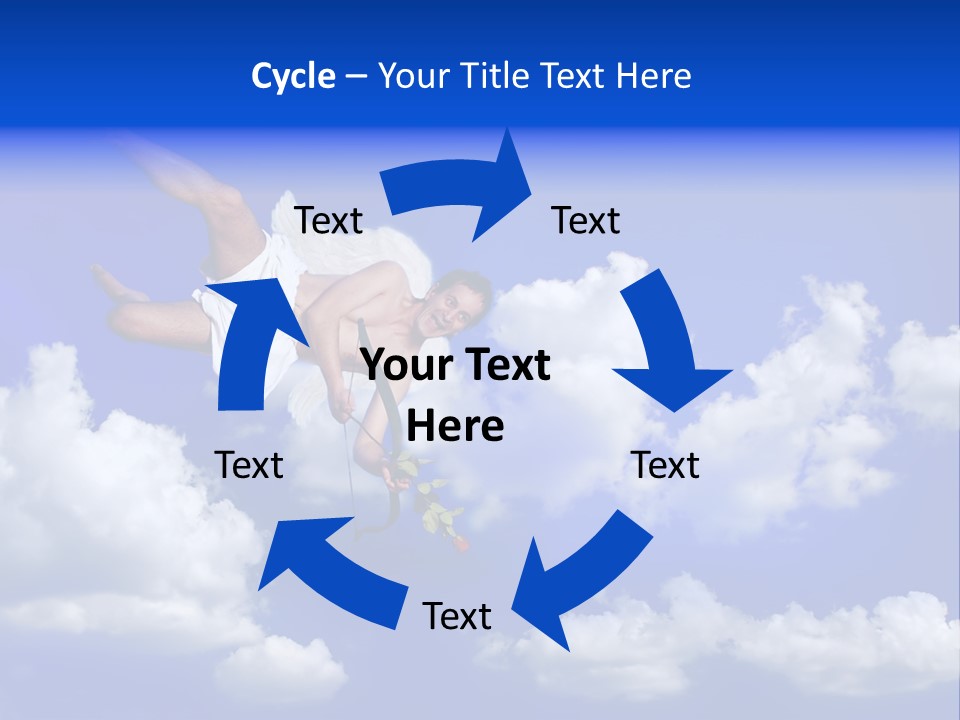 Romantic Religion Heart PowerPoint Template