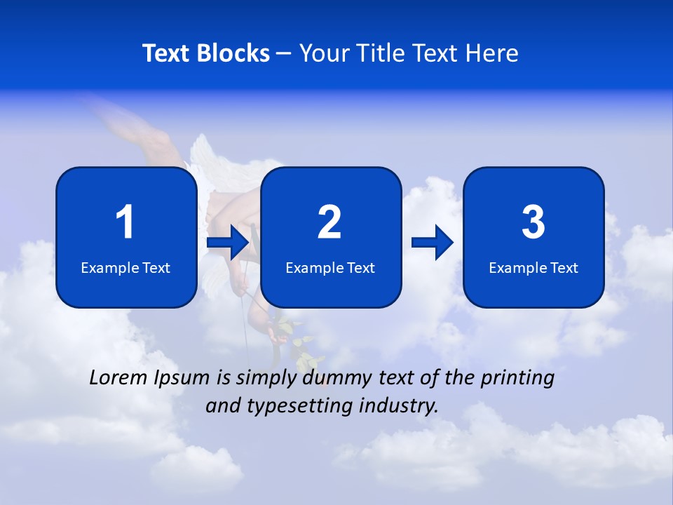 Romantic Religion Heart PowerPoint Template