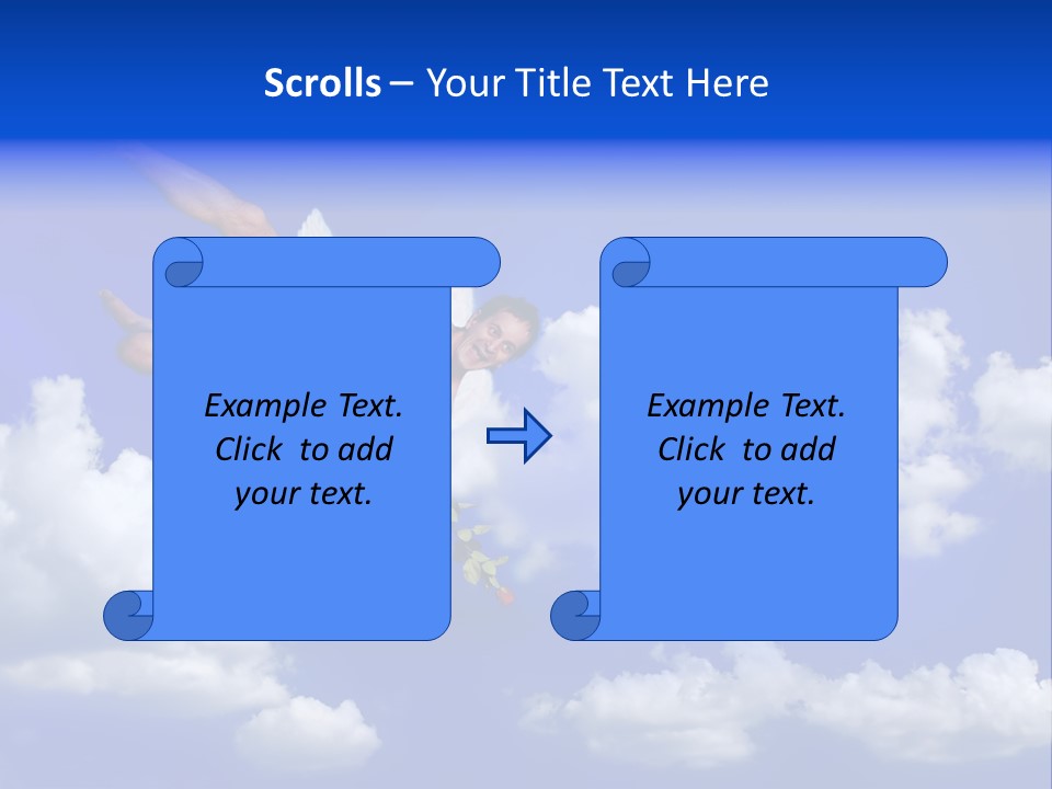 Romantic Religion Heart PowerPoint Template