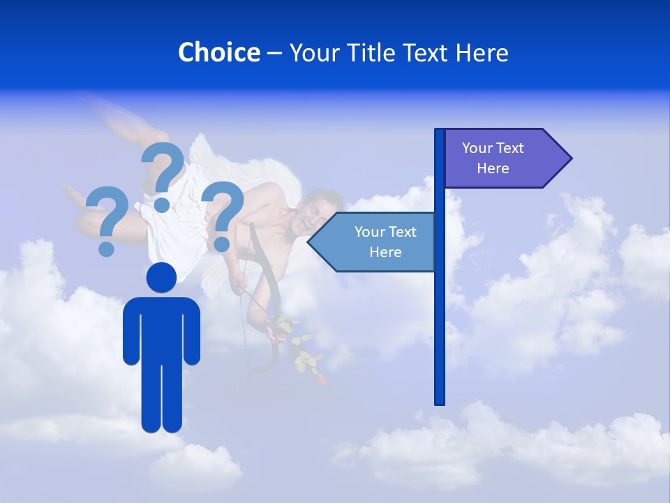 Romantic Religion Heart PowerPoint Template