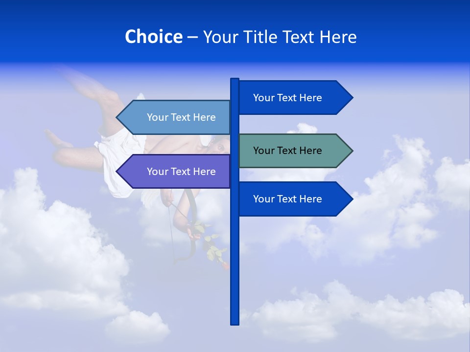 Romantic Religion Heart PowerPoint Template