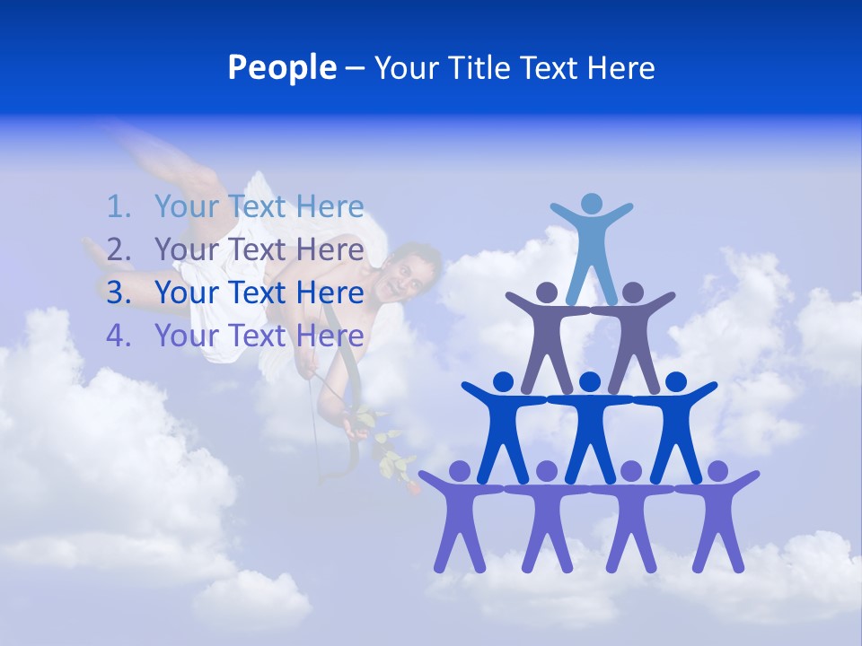 Romantic Religion Heart PowerPoint Template