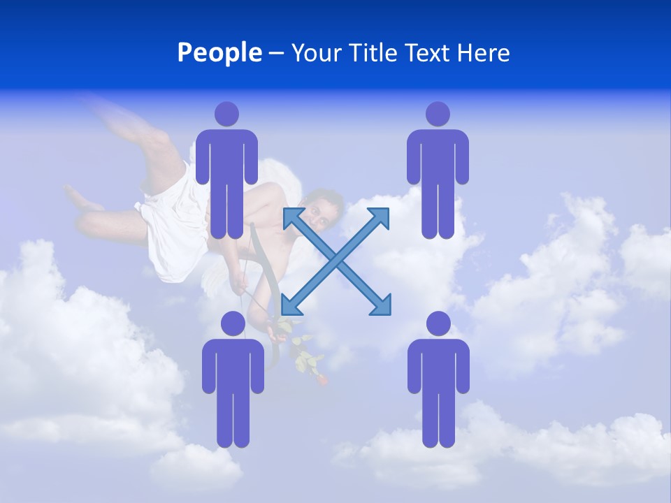 Romantic Religion Heart PowerPoint Template