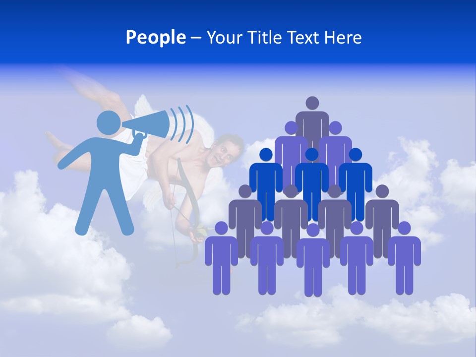 Romantic Religion Heart PowerPoint Template