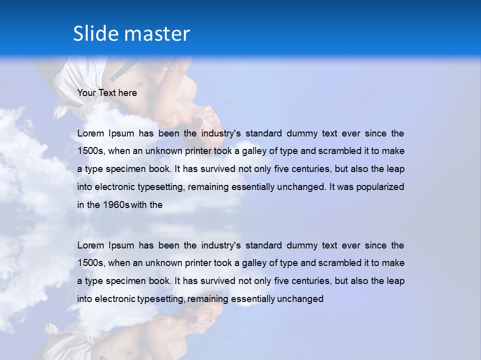 Rose Romantic Heart PowerPoint Template