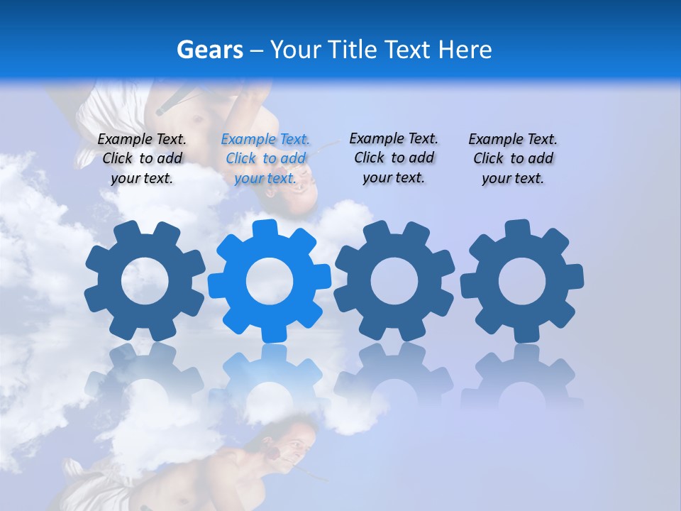 Rose Romantic Heart PowerPoint Template