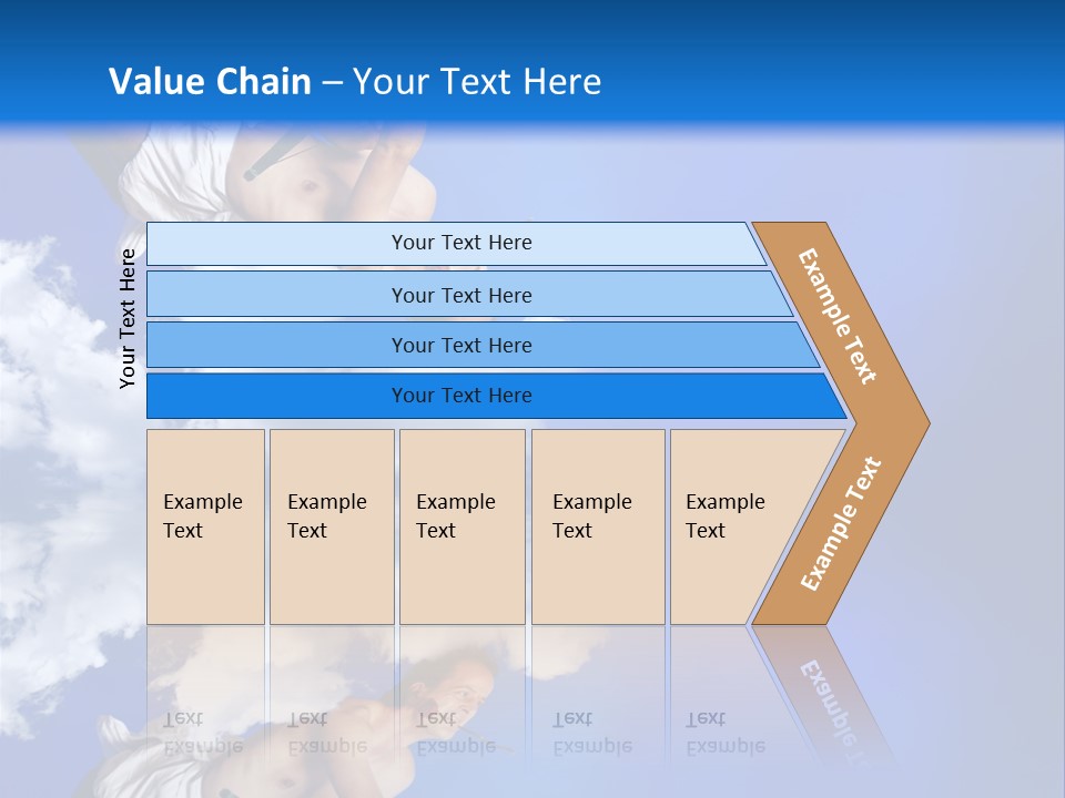 Rose Romantic Heart PowerPoint Template