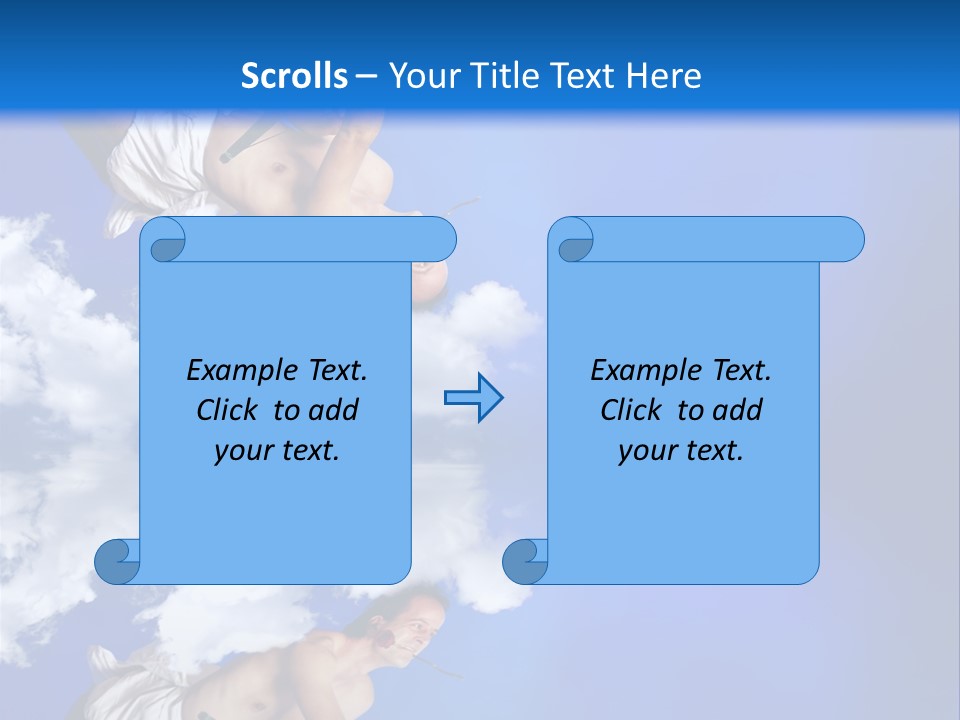 Rose Romantic Heart PowerPoint Template