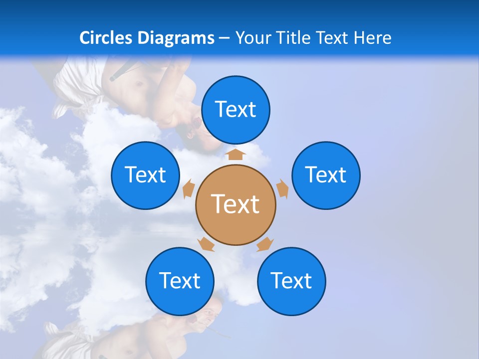 Rose Romantic Heart PowerPoint Template