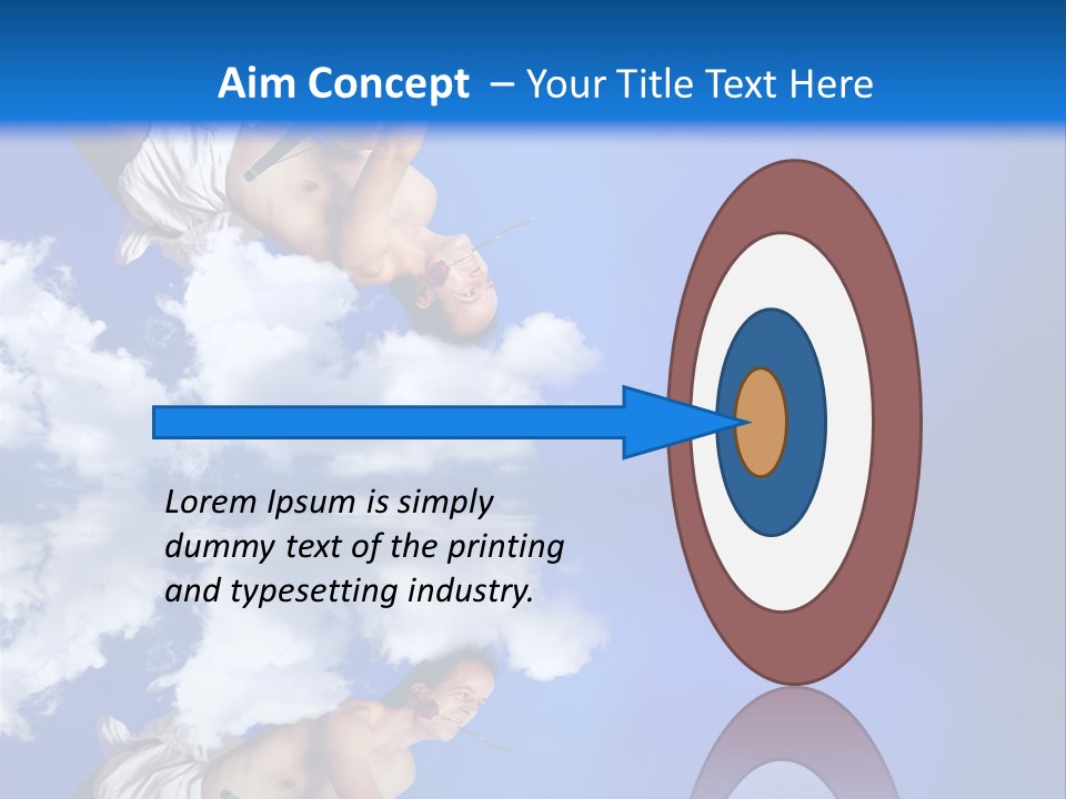 Rose Romantic Heart PowerPoint Template