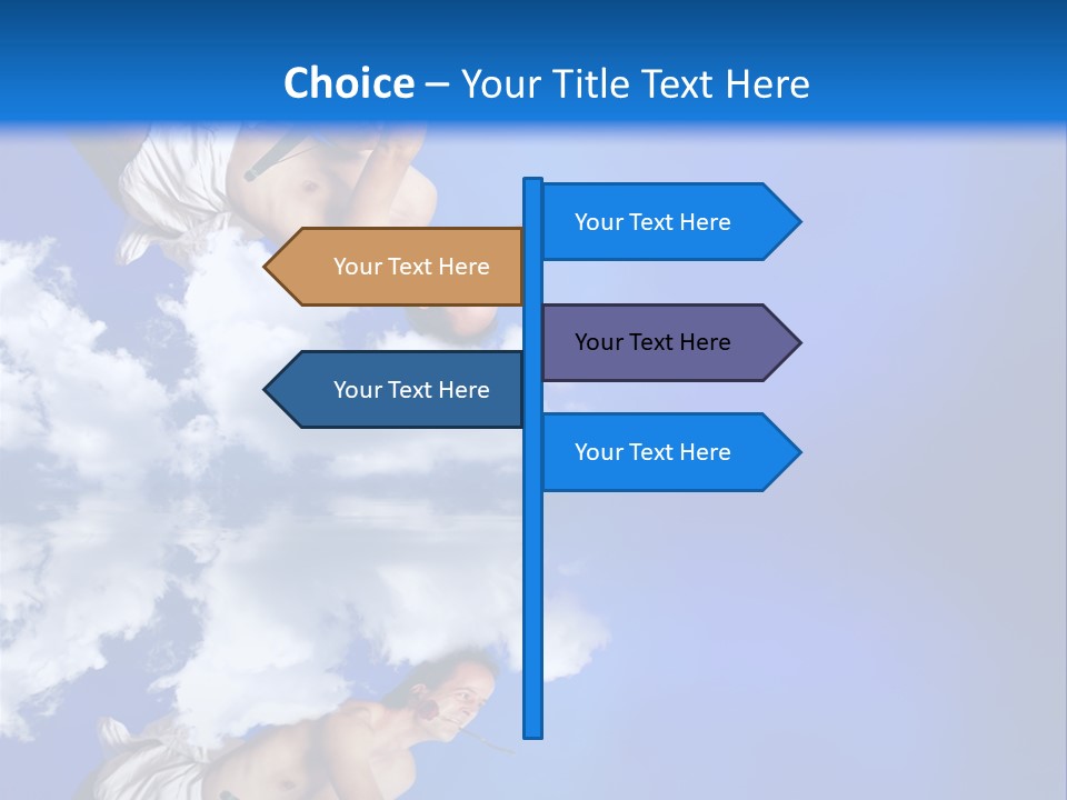 Rose Romantic Heart PowerPoint Template