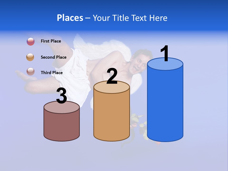 Cartoon Heaven Romance PowerPoint Template