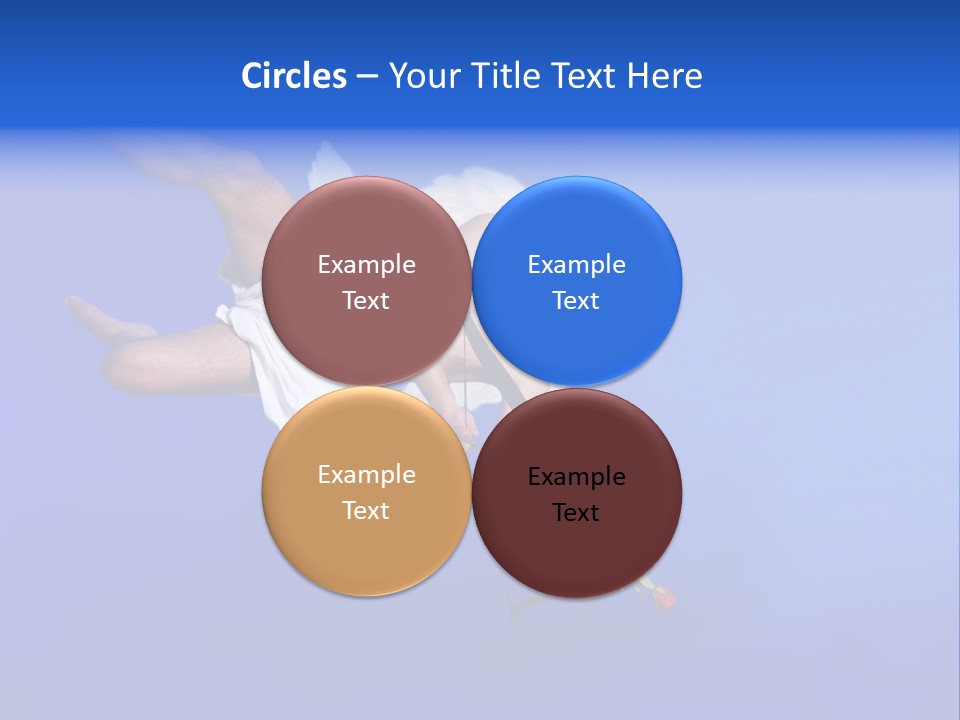 Cartoon Heaven Romance PowerPoint Template