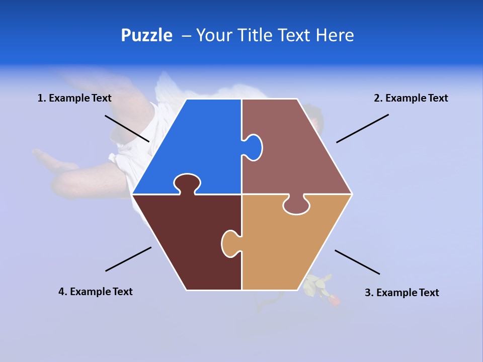 Cartoon Heaven Romance PowerPoint Template