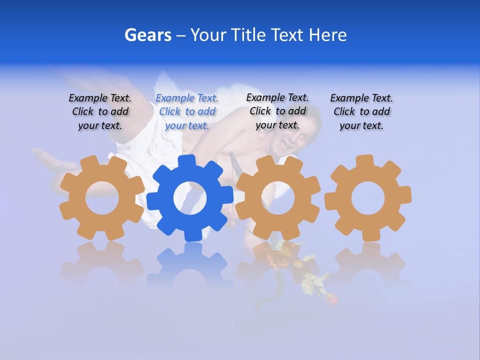 Cartoon Heaven Romance PowerPoint Template