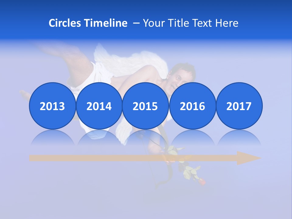 Cartoon Heaven Romance PowerPoint Template