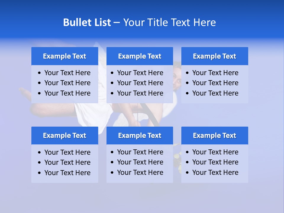 Cartoon Heaven Romance PowerPoint Template