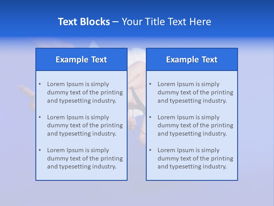 Cartoon Heaven Romance PowerPoint Template