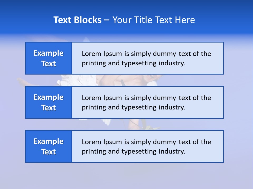 Cartoon Heaven Romance PowerPoint Template