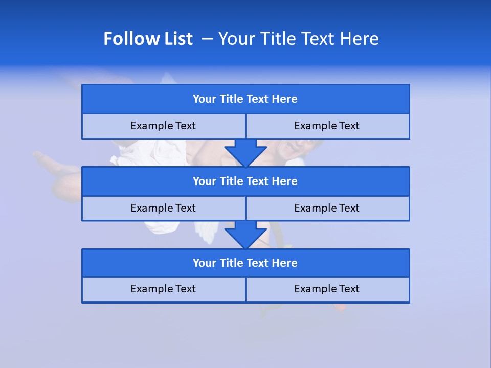 Cartoon Heaven Romance PowerPoint Template