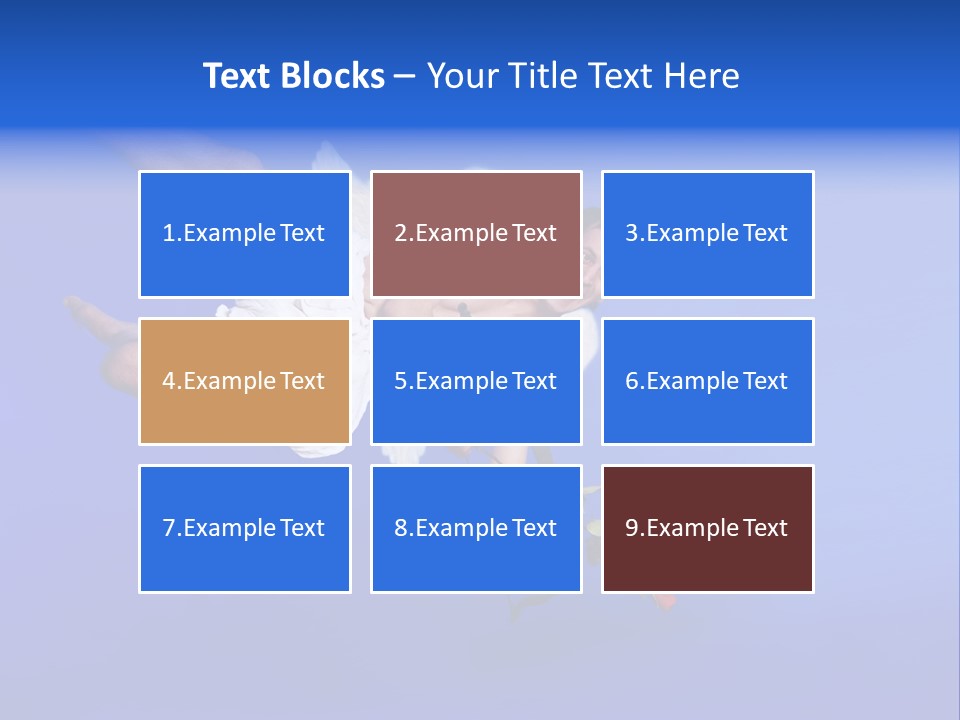 Cartoon Heaven Romance PowerPoint Template