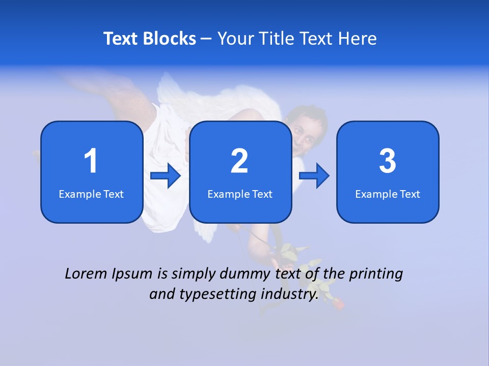 Cartoon Heaven Romance PowerPoint Template