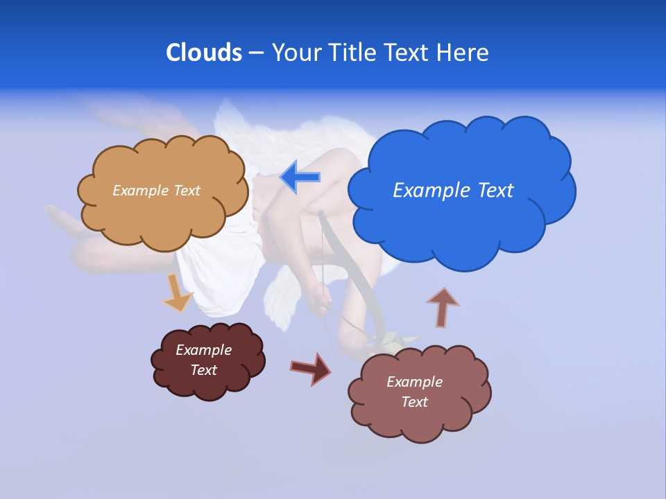 Cartoon Heaven Romance PowerPoint Template