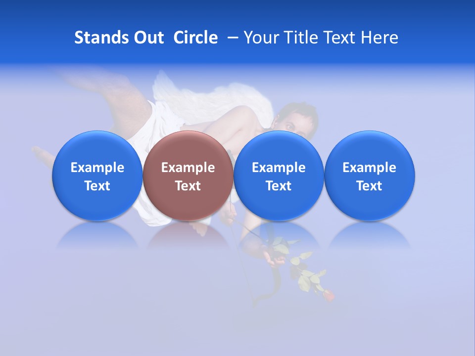 Cartoon Heaven Romance PowerPoint Template