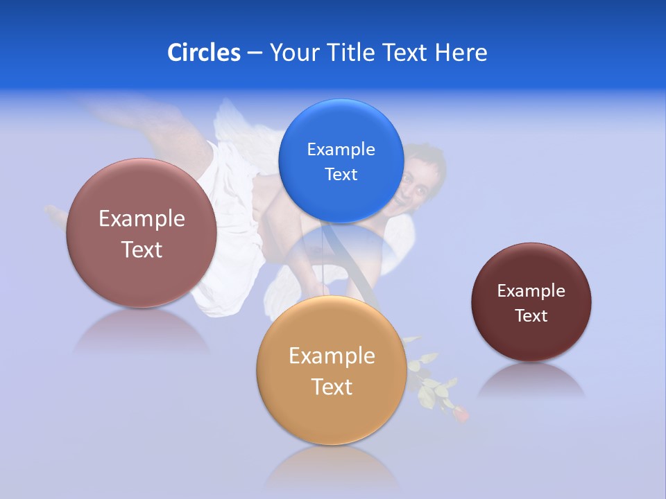 Cartoon Heaven Romance PowerPoint Template