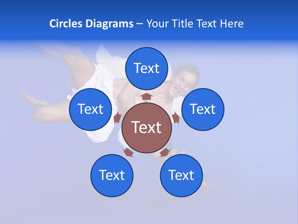 Cartoon Heaven Romance PowerPoint Template