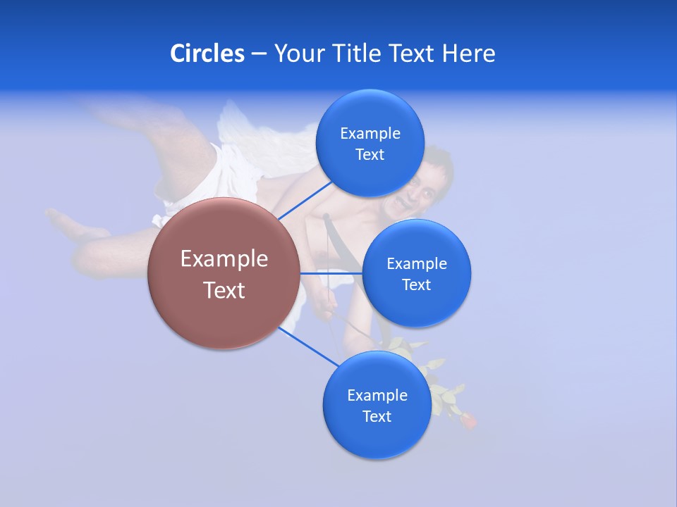 Cartoon Heaven Romance PowerPoint Template