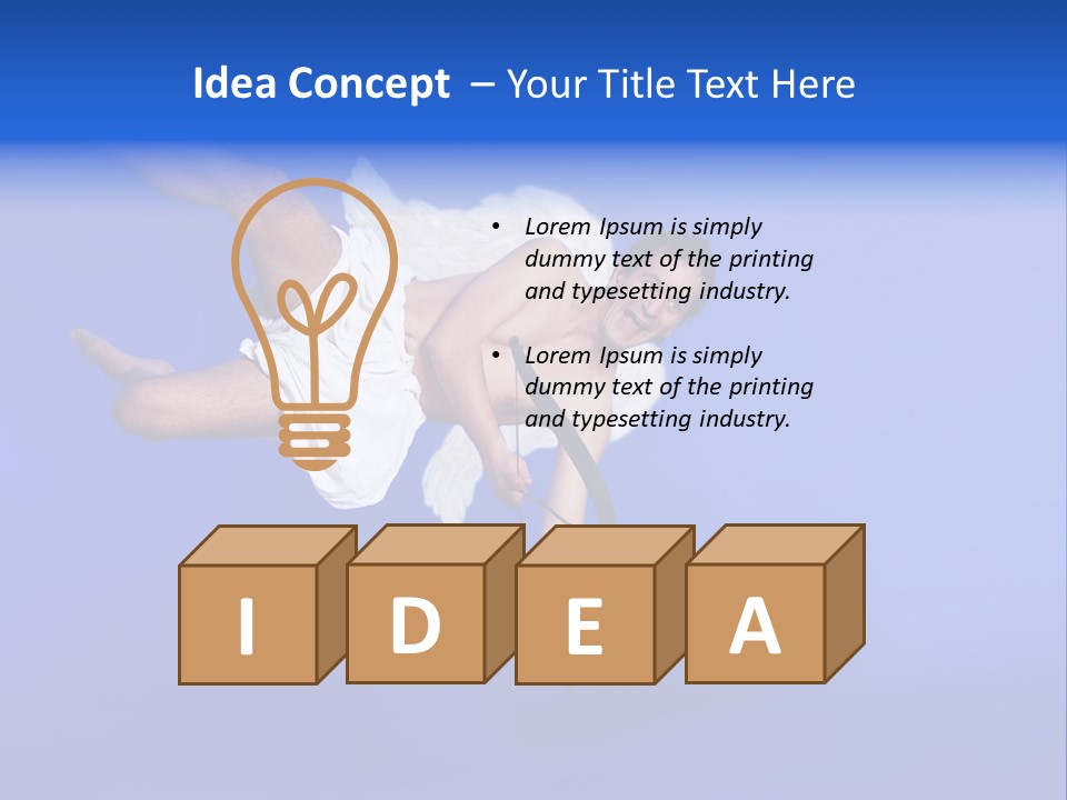 Cartoon Heaven Romance PowerPoint Template