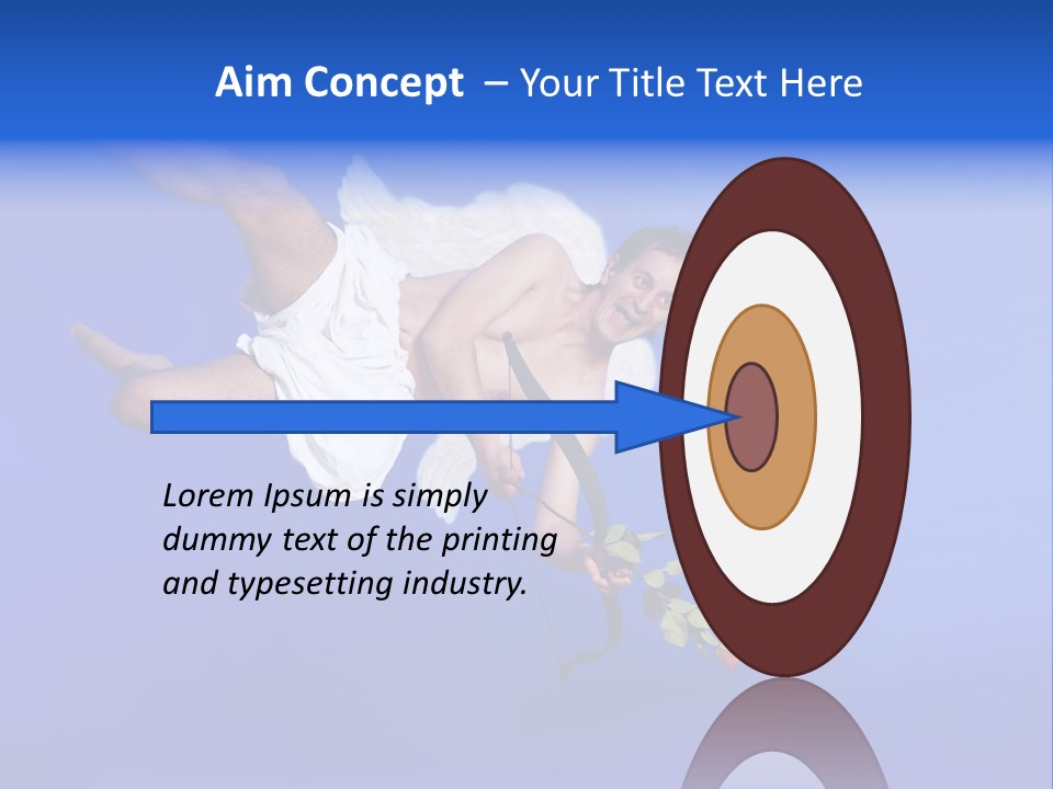 Cartoon Heaven Romance PowerPoint Template