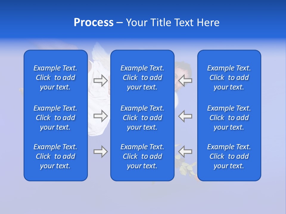 Cartoon Heaven Romance PowerPoint Template