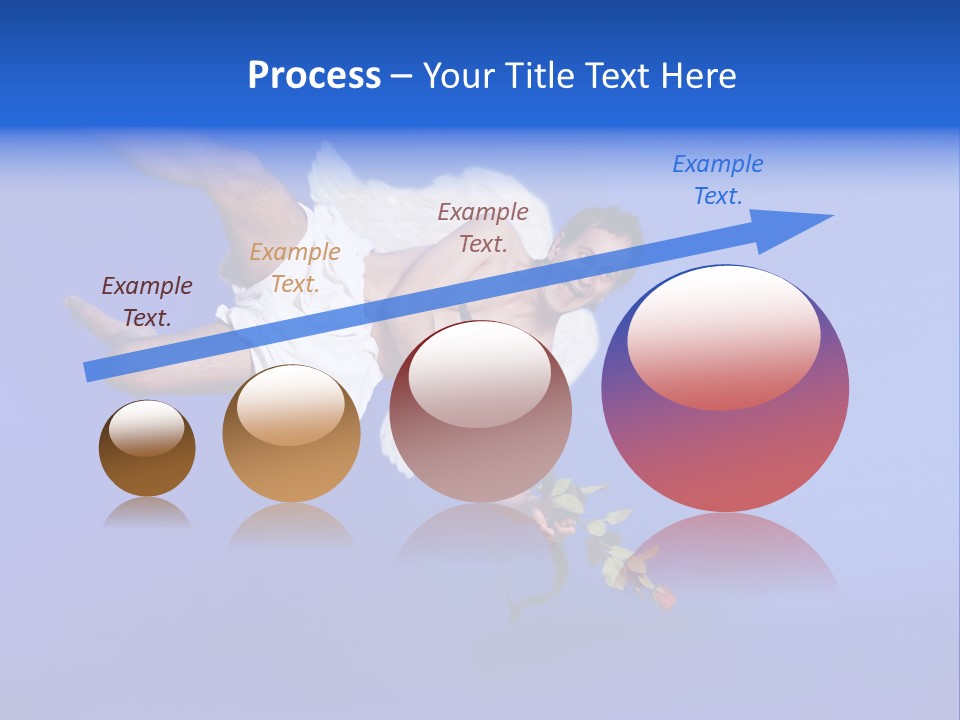 Cartoon Heaven Romance PowerPoint Template