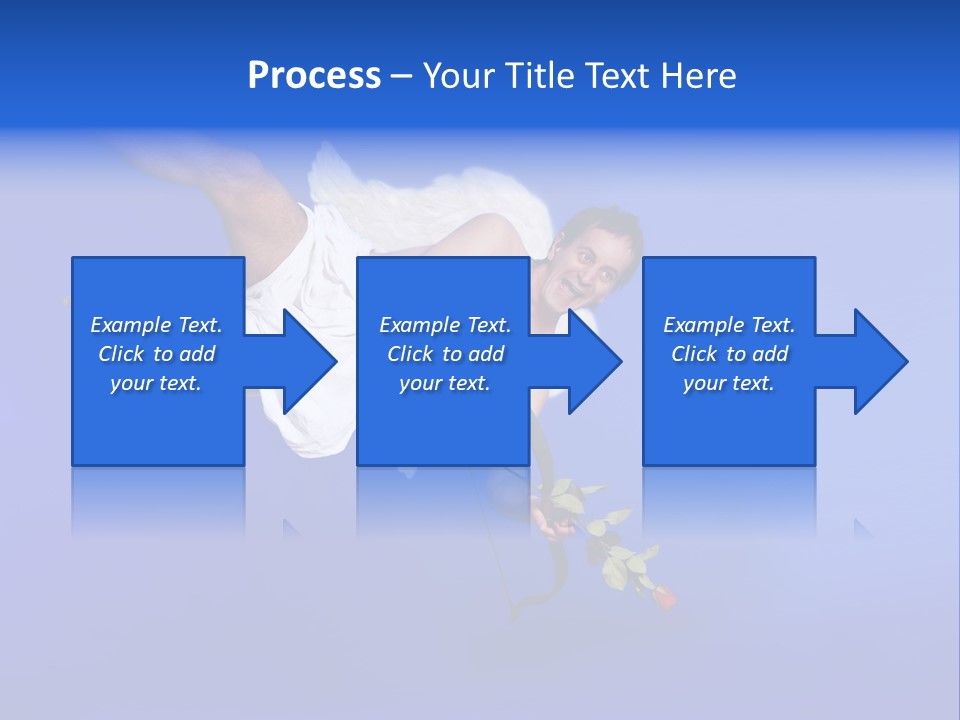 Cartoon Heaven Romance PowerPoint Template