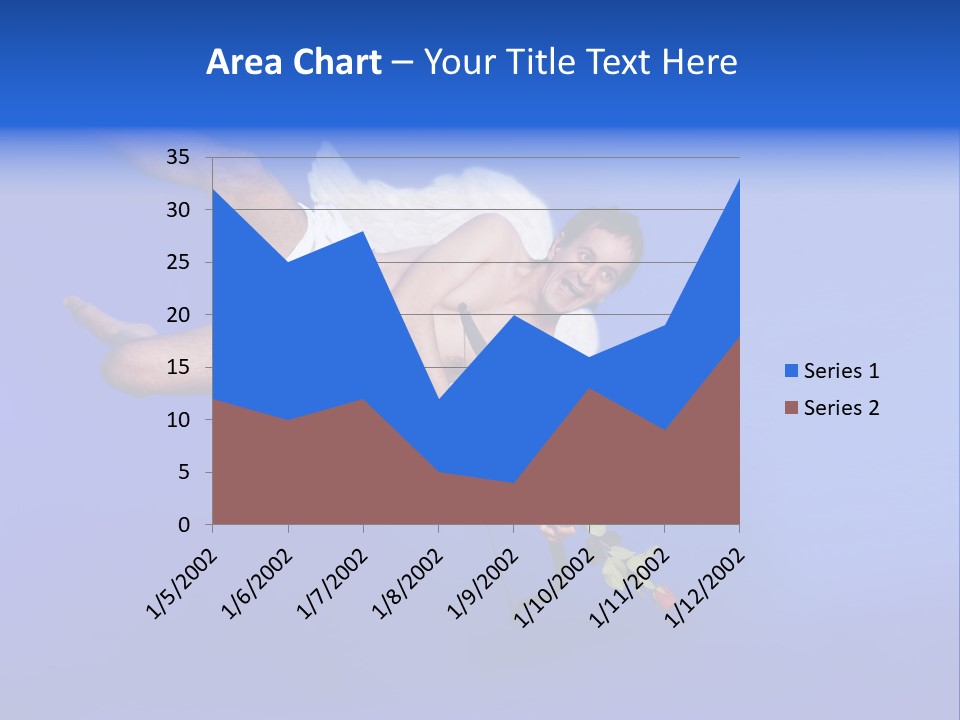 Cartoon Heaven Romance PowerPoint Template