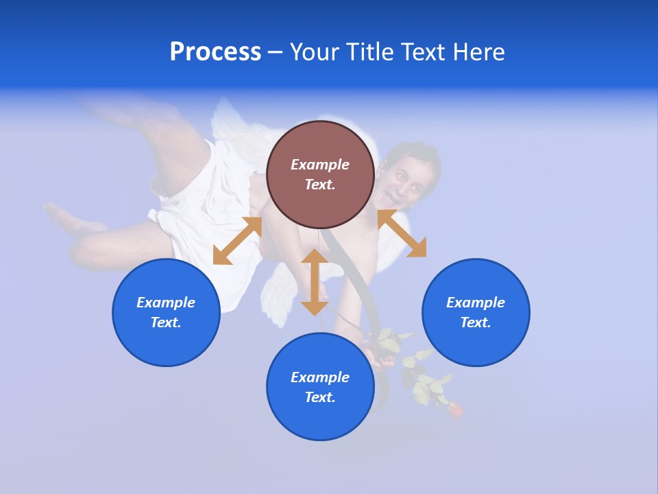 Cartoon Heaven Romance PowerPoint Template