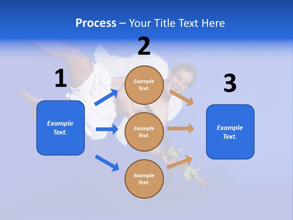 Cartoon Heaven Romance PowerPoint Template