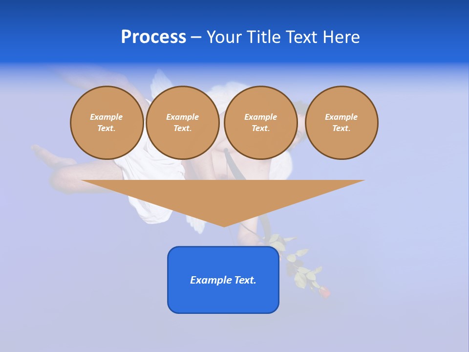 Cartoon Heaven Romance PowerPoint Template