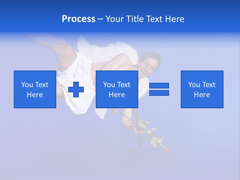 Cartoon Heaven Romance PowerPoint Template