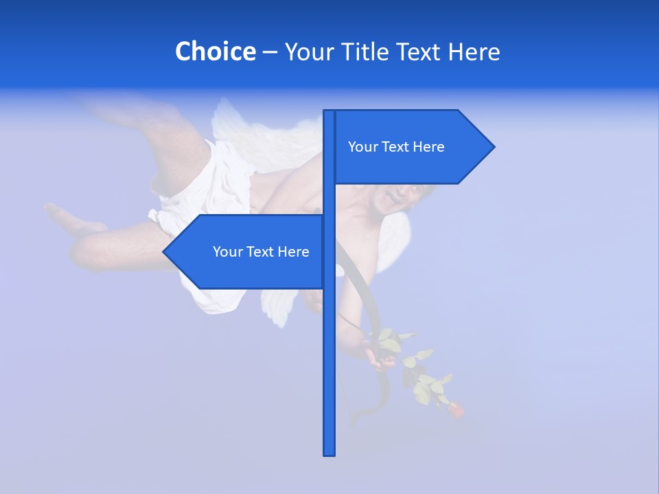 Cartoon Heaven Romance PowerPoint Template