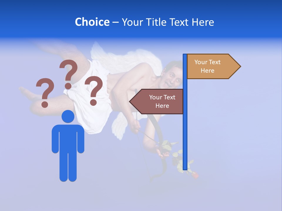 Cartoon Heaven Romance PowerPoint Template