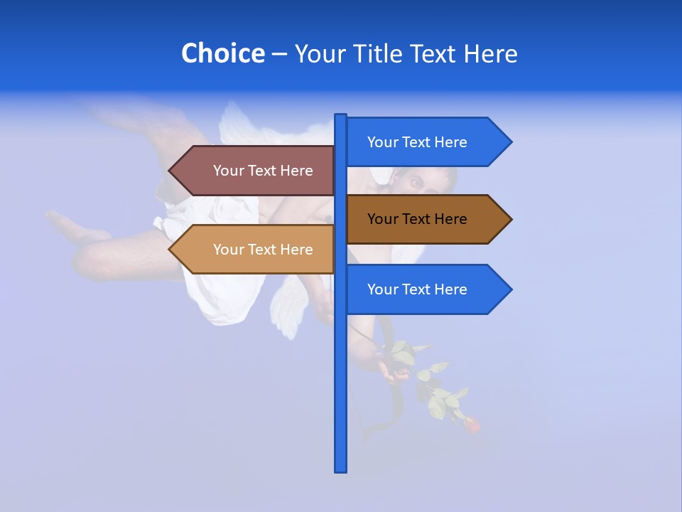 Cartoon Heaven Romance PowerPoint Template